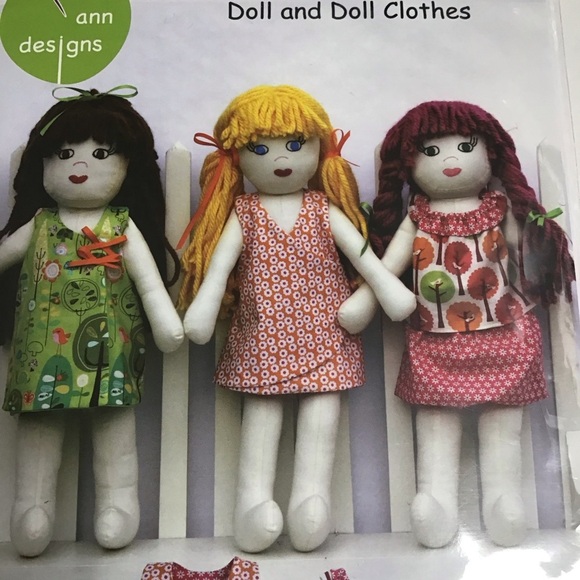 Olive Ann Designs Best Buds 18” Cloth Doll Clothes UNCUT Sewing Pattern 2011 NEW - Picture 4 of 9